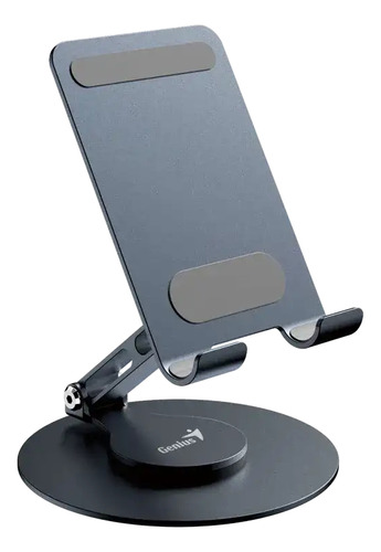 Soporte De Celular Genius G-stand M100 Iron Grey Giratoria