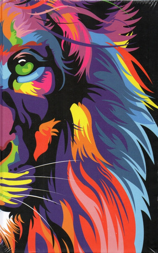 Bíblia Nvt Lion Color - Letra Grande - Borda Colorida