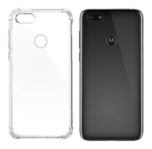 Funda antichoque para Motorola Moto E6 Play 5.5 colores, pantalla lisa y transparente