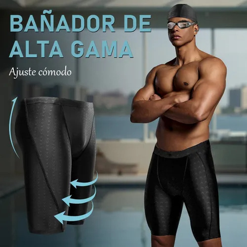 Natacion Traje De Bano Completo Hombre Gafas Deportivas