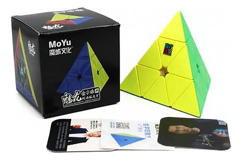 Cubo Mágico Pyraminx Meilong M Pirámide Velocidad Magnético Color De La Estructura Stickerless