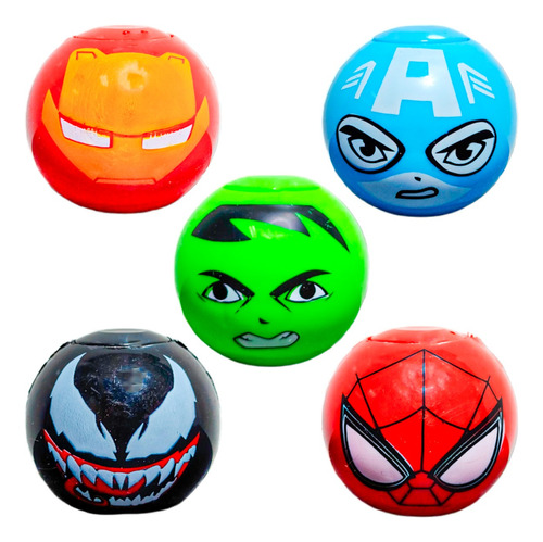 Pelota Bola Avengers Spiderman Juguete Souvenir Regalo X 3