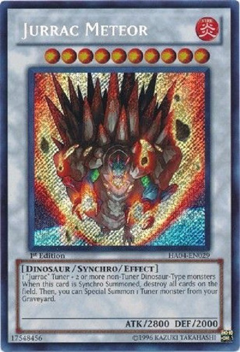 Jurrac Meteoro Secret Raro Yugioh