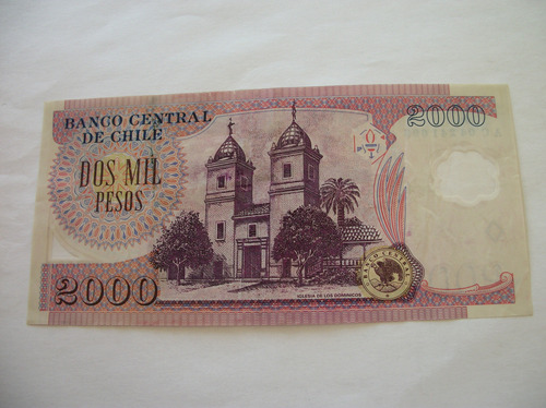 Billete De 2.000 Pesos Chile Año 2004 (rg)