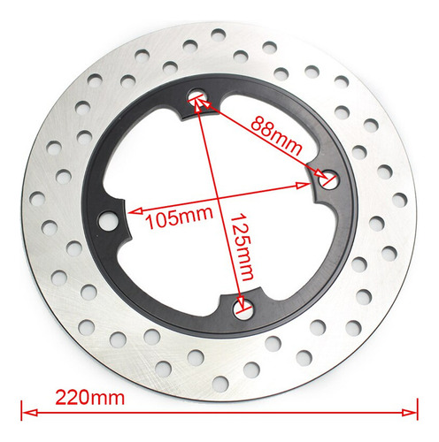 Disco De Freio Traseiro Para Motocicleta Honda Invicta Cgr