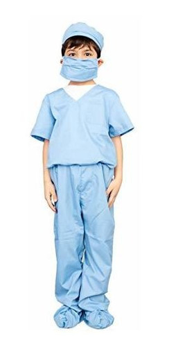 Doctor Scrubs Kids Blue Disfraz De Halloween
