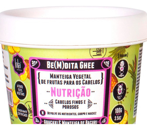 Lola Bemdita Ghee Shampoo 250ml + Mascara Nutrición 100gr 3c