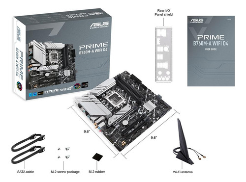 Placa Mãe Asus Prime B760m-a Wifi D4 Intel Lga 1700 Ddr4