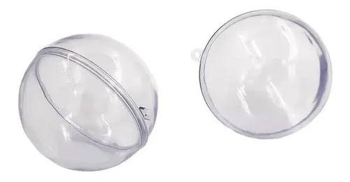 10 Esferas Bola De Acrilico 7 Cm  Para Personalizar