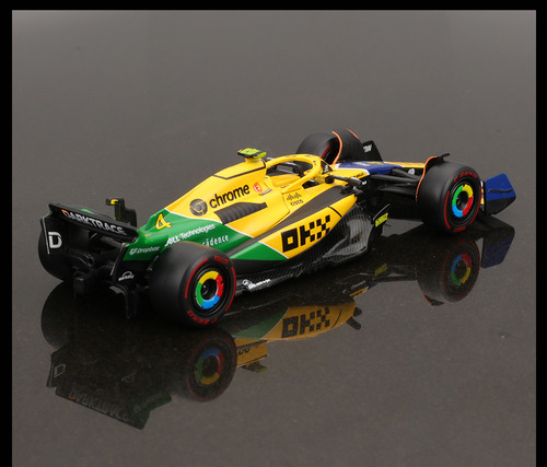 Bburago 1:43 F1 Mclaren Mcl38 Norris Mônaco Ayrton Senna Gp