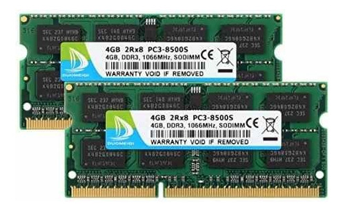 Memoria RAM  8GB 2 Duomeiqi YIM4G8500SGreen