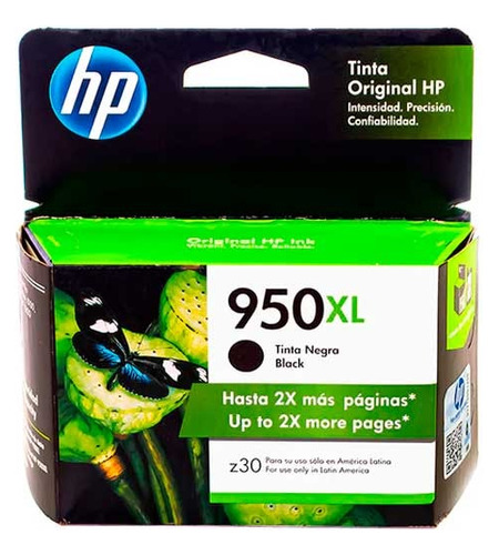 Tinta Original Hp 950xl Oj 8100/pro8600 Negro 2.3k