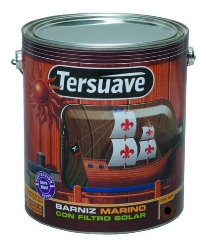 Barniz Sintético Marino Con Filtro Solar Tersuave 4 L Ambito