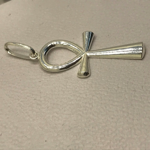 Pingente Cruz Ansata Ankh Prata 925 C/ Caixa Veludo