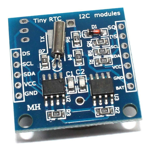 5 Pcs - Módulo Rtc Ds1307 I2c Com Eeprom 24c32