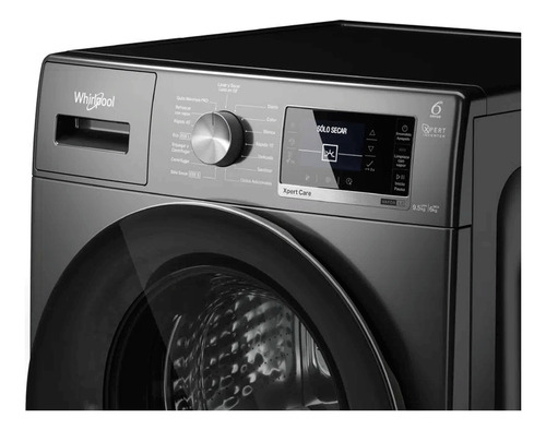 Lavasecarropas Whirlpool Inverter 9.5kg Wnc95as Color Gris