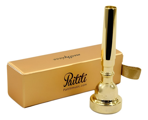 Boquilla Para Trompeta Paititi Chapada En Oro Bb 5c
