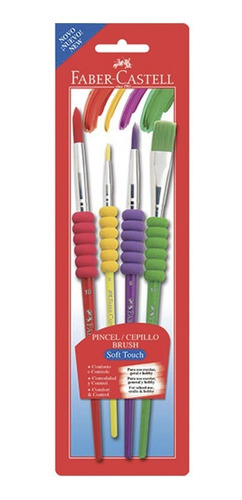 Set De 4 Pinceles, Faber-castell
