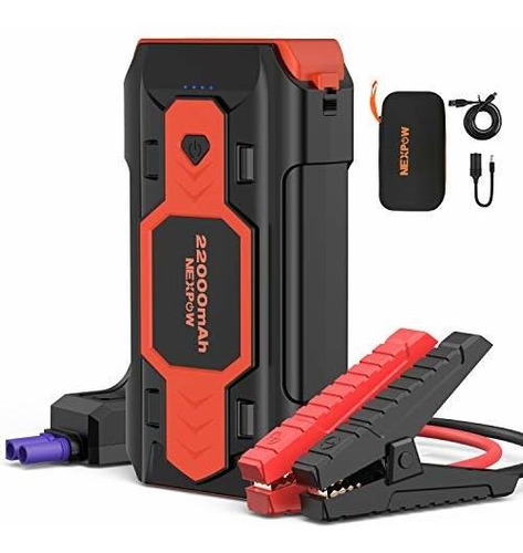 Arrancador De Bateria Nexpow Para Automovil, 2500a 22000mah