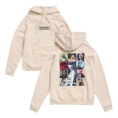 Lt Sudadera Con Capucha The Eras Tour Beige De Taylor