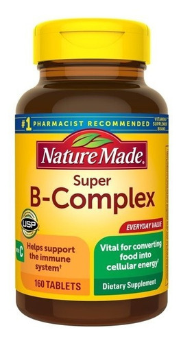 Ultra Complejo B + Vitamina C - B1 B2 B6 160 Caps Eg B36