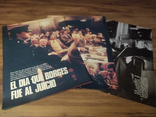 (v155) Jorge Luis Borges * Recortes Revistas Clippings 1985