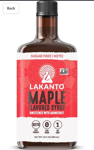 Sirope Maple Sin Azúcar Lakanto Maple S - mL a $182