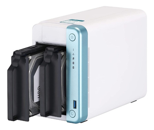 Imagen 4 de 6 de Nas Qnap Ts-251d-4g 2bays + 2 Disco Hdd Seagate Ironwolf 4tb