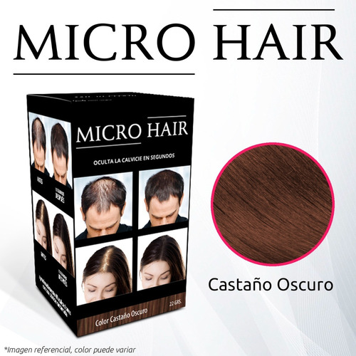 Micro Hair  Microfibras Para Ocultar La Calvicie Y Alopecia