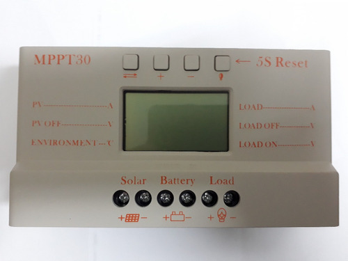 Controlador Regulador De Carga De Painel Solar Mppt30 Novo