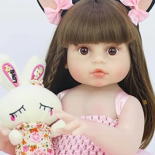 Bebé Muñeca Niña Realista 55 Cm Muñeca Reborn