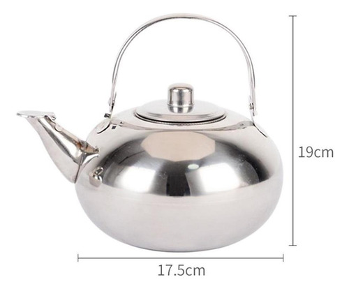 Tetera De Acero 2l B-silver 17,5 Cm 2l B-silver 17,5 Cm