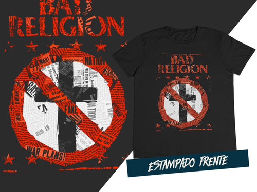 Camiseta Punk Rock Bad Religion C6