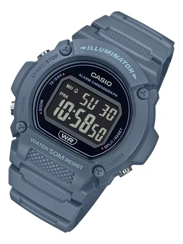 Reloj Casio Hombre W 219hc Wr 50 Mts 7 A os De Pila