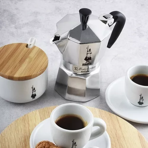 Cafetera Bialetti Moka Express, 1 taza, aluminio - Inffusions Europe S.L.