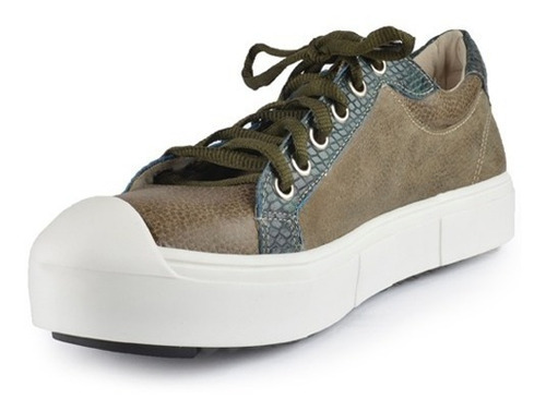 Imagen 4 de 9 de Zapatillas Urbanas De Mujer De Cuero Claude - Ferraro