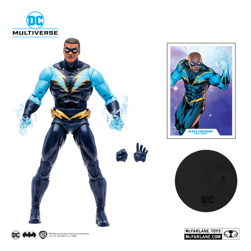Mcfarlane Toys Black Lightning (final Crisis) Gold Label (Usado)