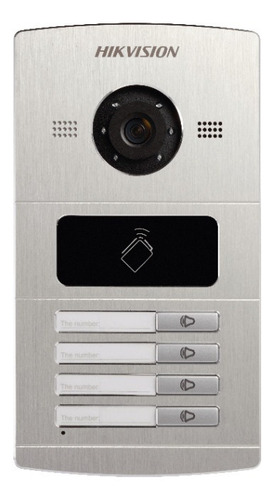 Imagen 1 de 1 de Estación Externa Ip Para Video Portero Hikvision