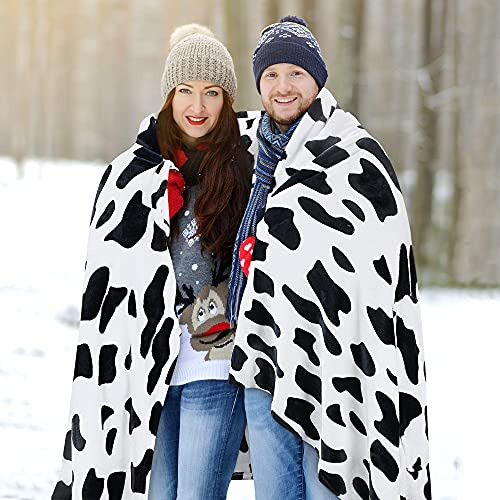 Poncho De Forro Polar Con Estampado De Vaca Catalonia Para A
