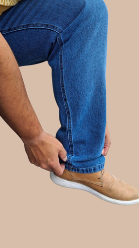 Jeans Hombre Pantalon Jean Recto Clasico Billetera Llavero