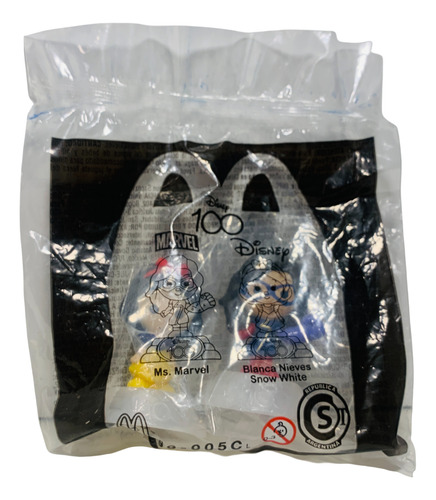 Muñecos Blanca Nieves Y Ms Marvel Disney 100 Mcdonalds 2023