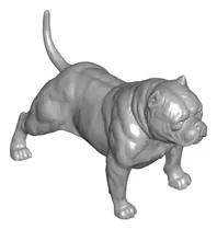 Comprar Estatua Figura Perro American Bully 30cm Diseño Decoración