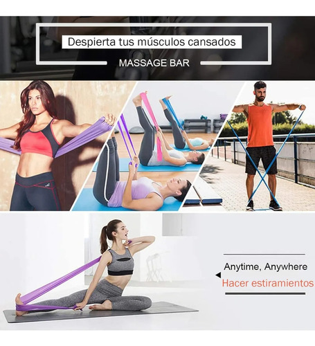 10 Kit Ligas De Resistencia Banda De Resistencia Ejercicio Azul