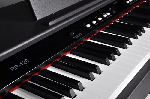 Piano Digital Electrico Rp120 88 Teclas Con Peso Mueble