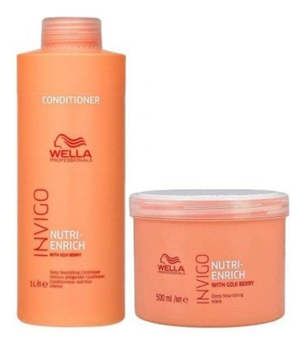  Kit Wella Enrich Condicionador + Máscara