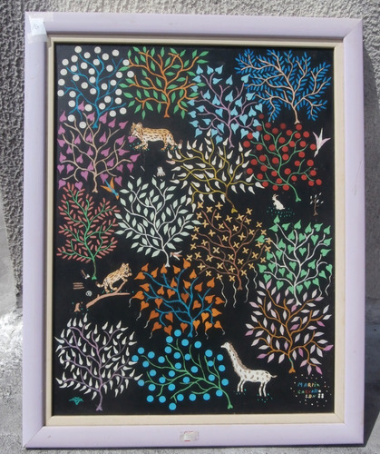 Martin Carvallo - Acrilico S/ Lienzo - 45x35 Cms - Año 1988 (Usado)