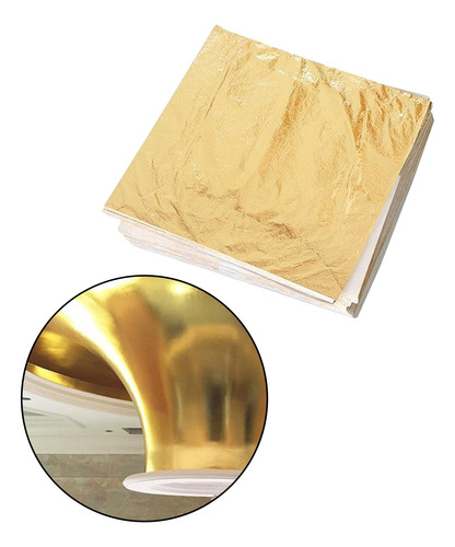 Hojas De Pan De Oro Para Pintar Artesanías De Resina Oro