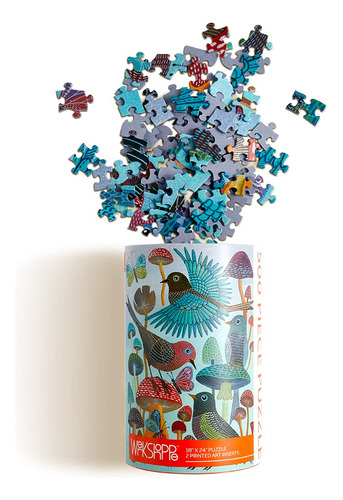 Rompecabezas Werkshoppe Mushroom Garden, 500 Piezas