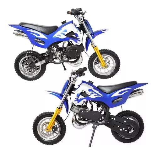 Mini Moto Cross Infantil 2t Gasolina 49cc Trilha Dirt Bike