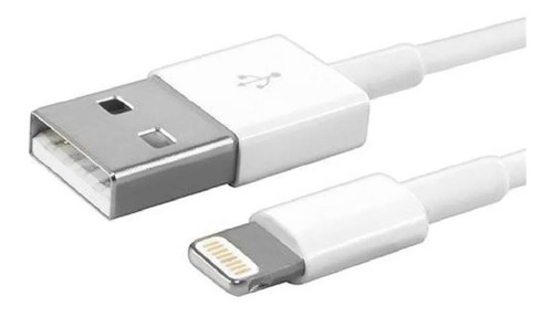 Imagen 2 de 4 de Cable Usb Cargador iPhone 1 Metro